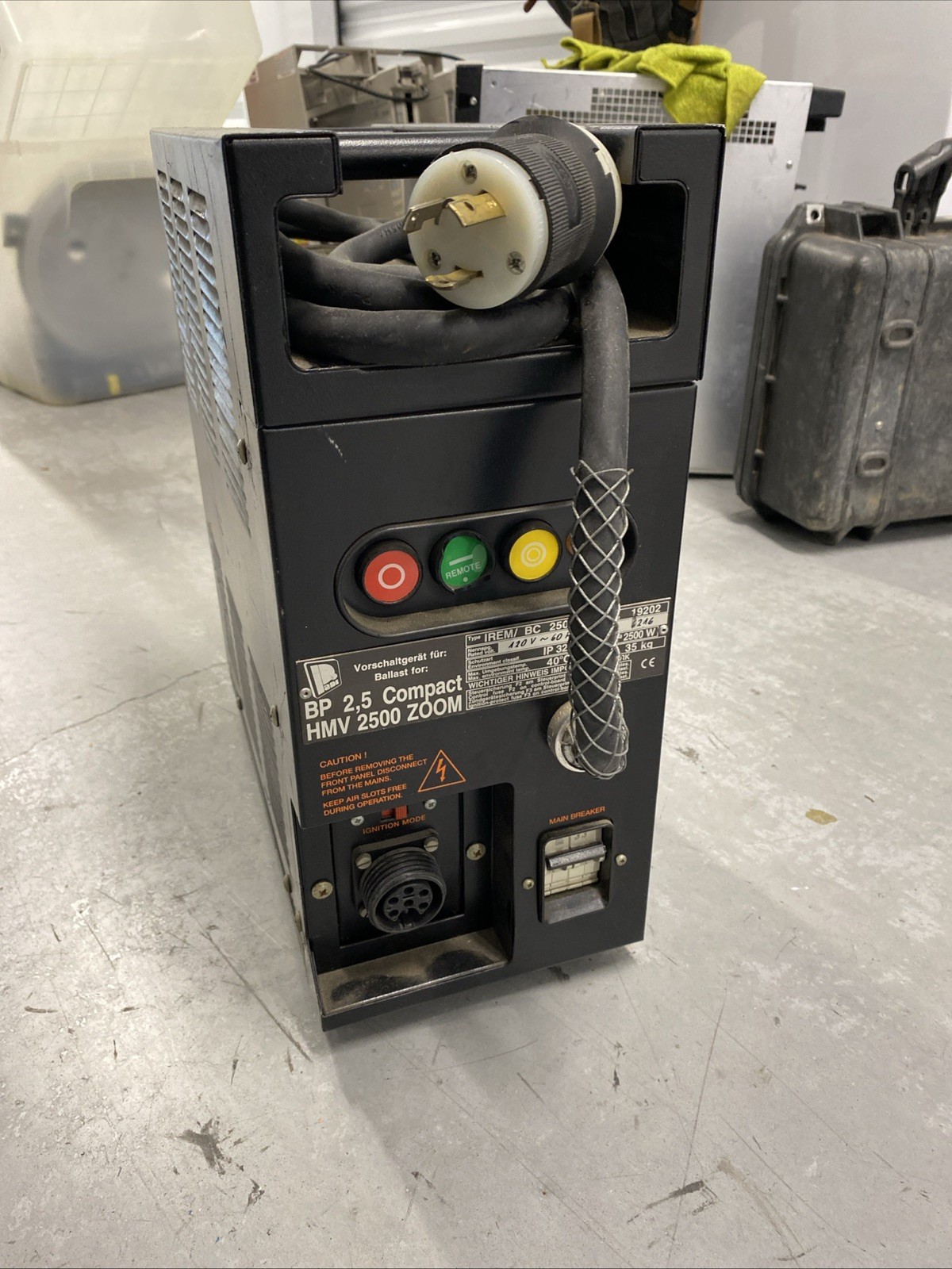 IREM MAGNETIC BALLAST FOR METAL HALIDE LAMPS INPUT 1.N.PE BC2500/A
