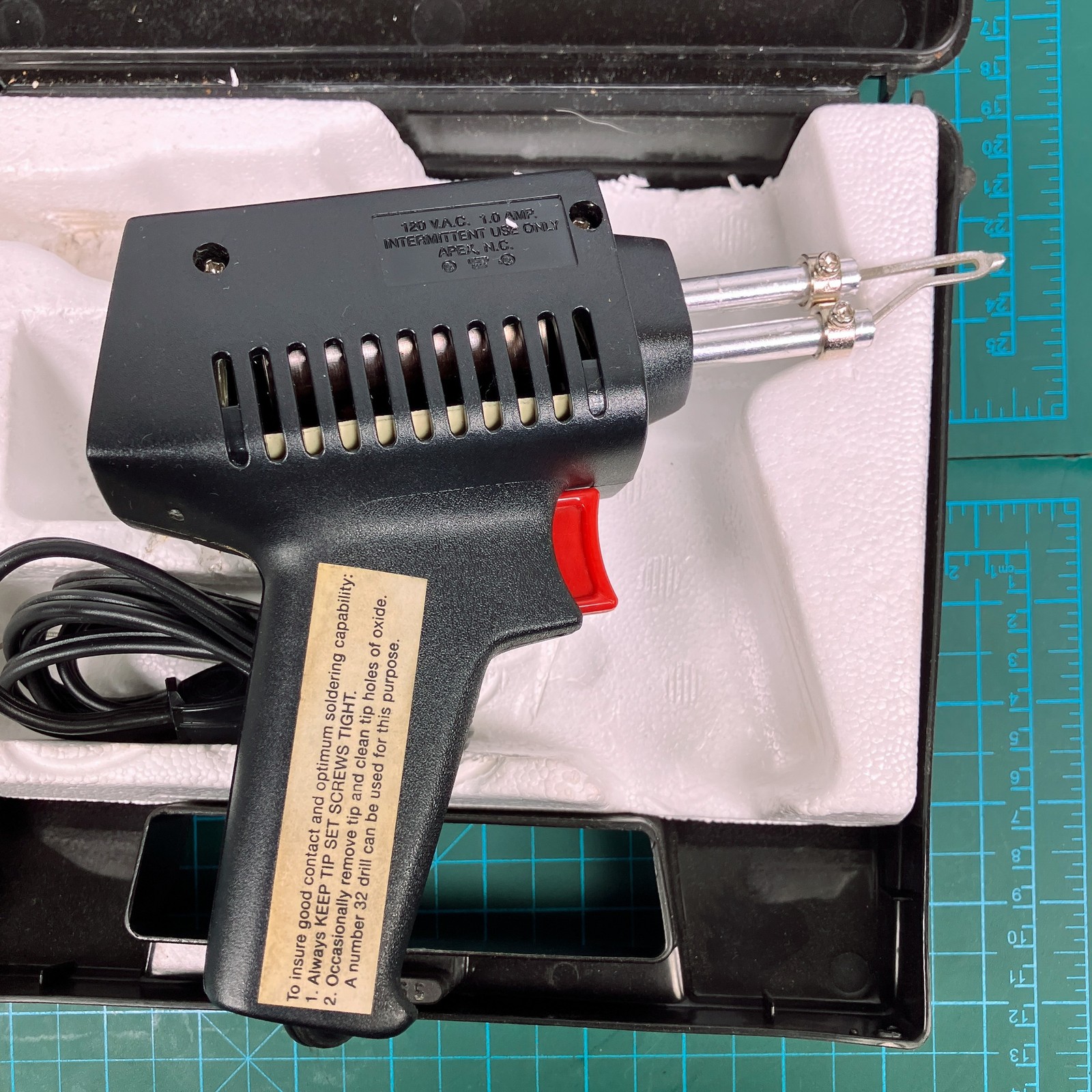 Weller Standard 7200 Soldering Gun Kit Corded Electric Carry Case TESTED WORKING