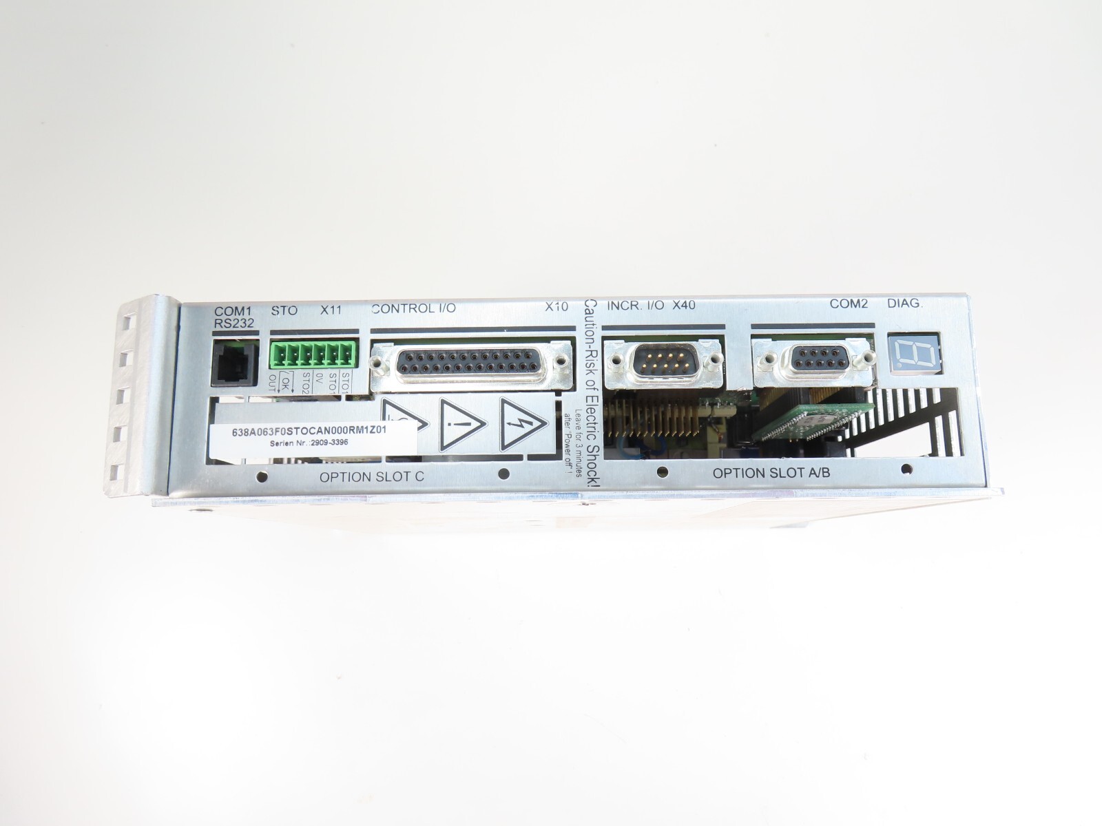 Parker 638A 638A063F0STOCAN000RM1Z01 6 Amp Digital Servo Drive with CA G2U