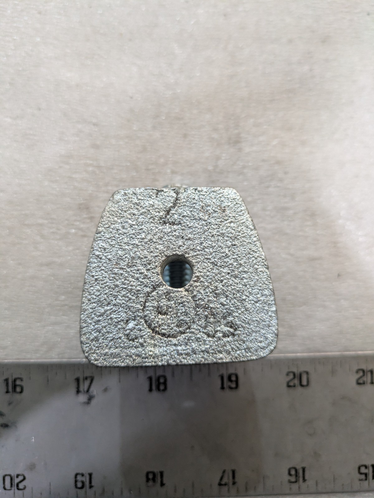 Dottie BK38M 3/8 in Malleable Iron Beam Clamp Bolt Size 1/2 X 1-1/2 Zinc Plated