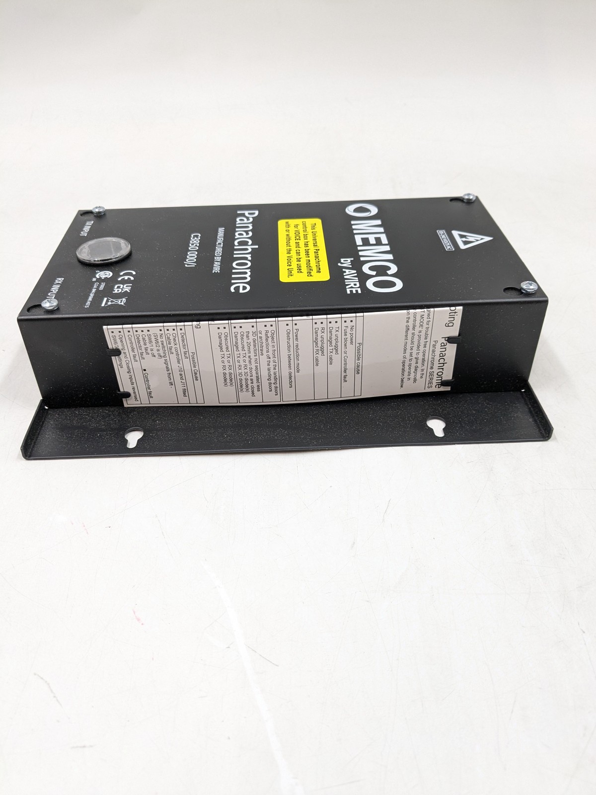 Memco Panachrome Universal Control Box For Elevator Safety (C3850 000/J)