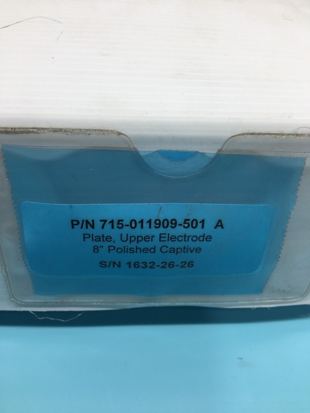 LAM 715-011909-501 PLATE, UPPER ELCTDRODE 8″ POLISHED CAPTIVE, 123496