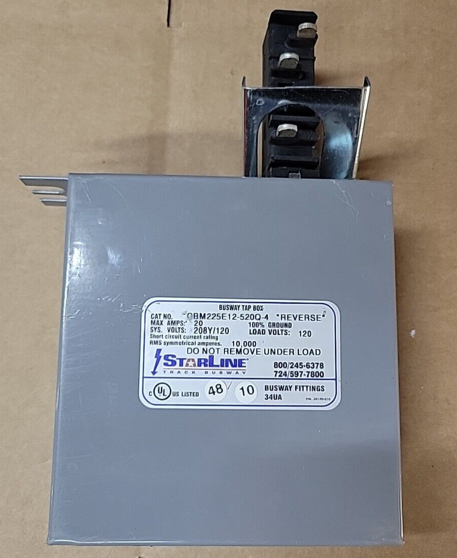 1 Starline Busway Tap Box CBM225E12-520Q-4 Reverse
