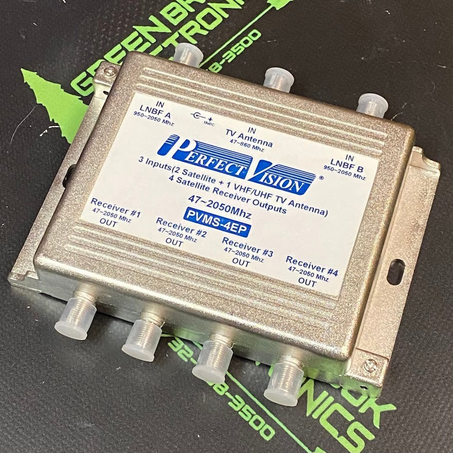 PVMS-4EP – PERFECT VISION – Multi Switch Satellite Receiver Splitter