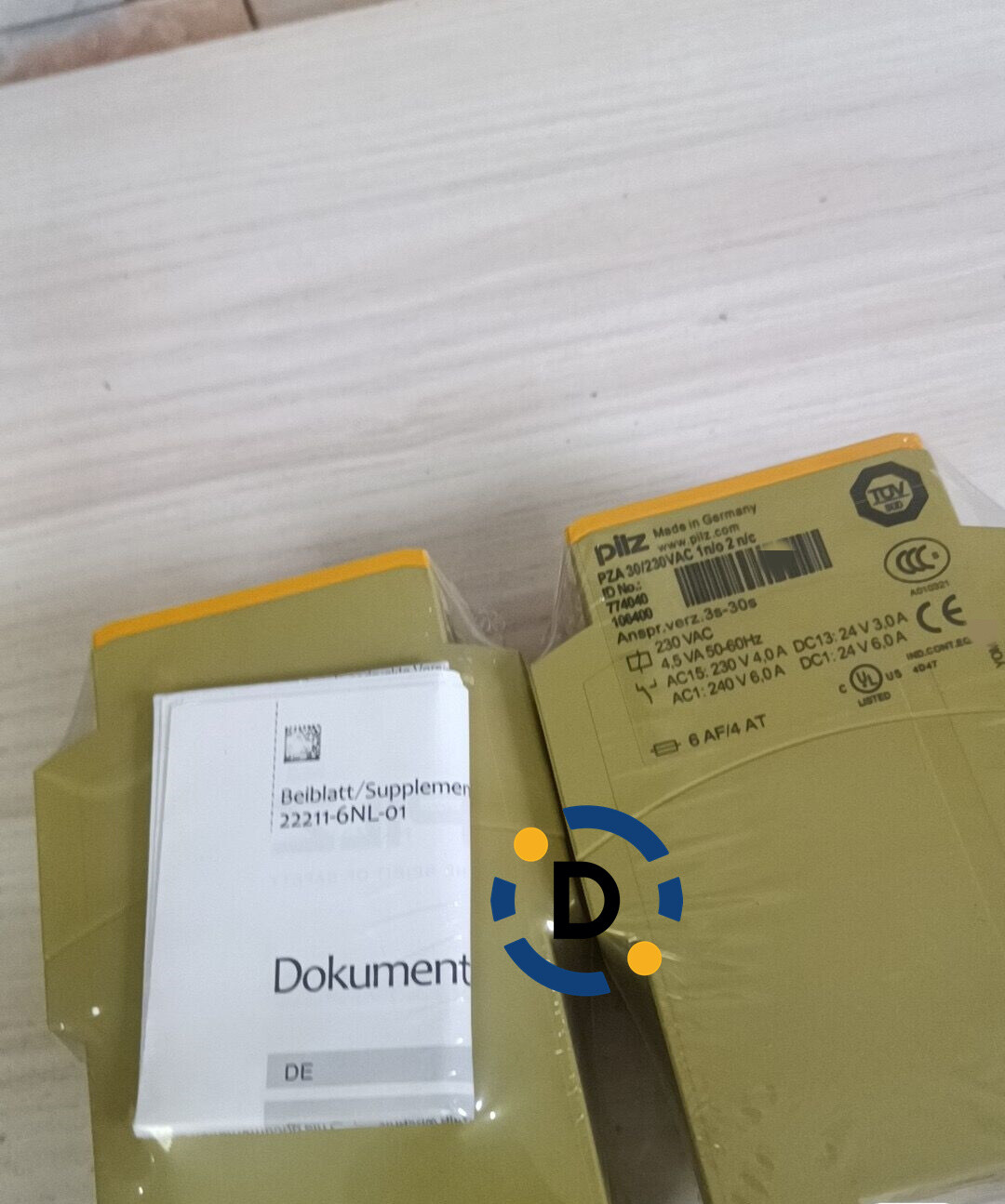 New Pilz 774040 PZA 30/230VAC 1n/o 2n/c Safety Relay