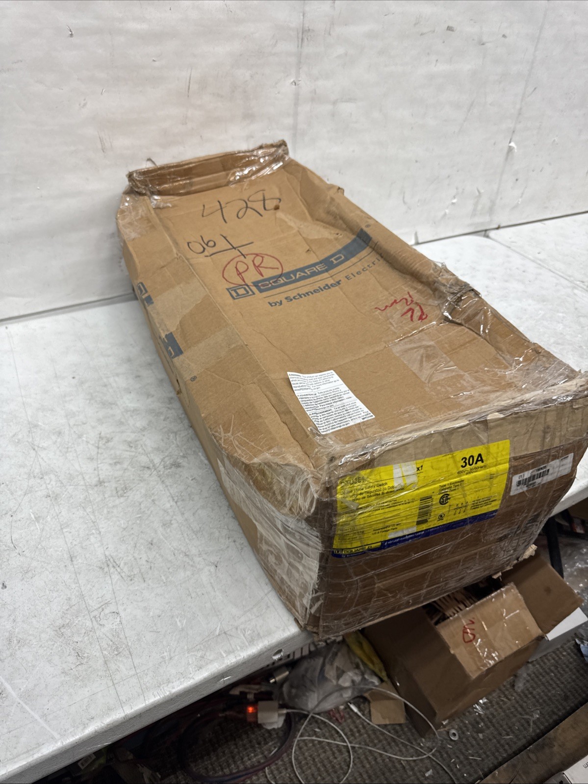 *NEW* Square D DTU361 30A 600V Heavy Duty Non-Fusible Double Throw Switch