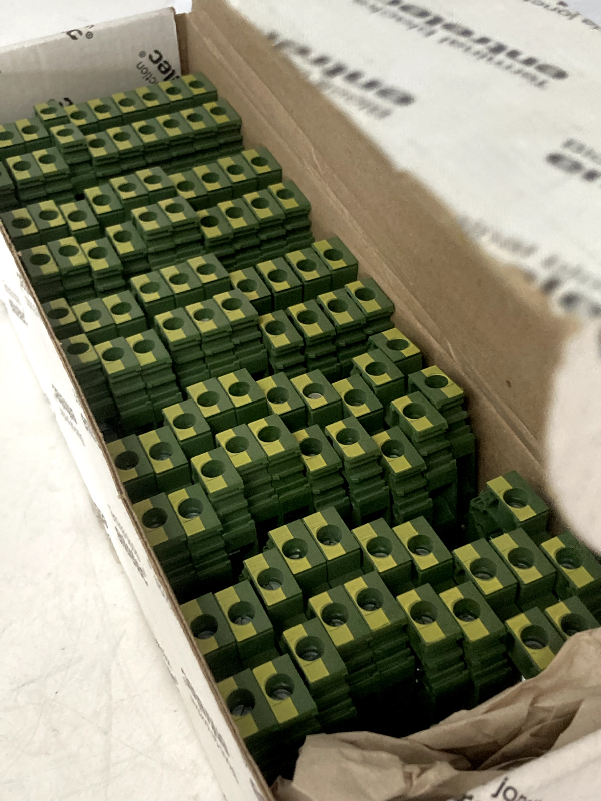 ENTRELEC 1SNA165830R2100 TERMINAL BLOCKS BOX OF 50 D6/8P NIB