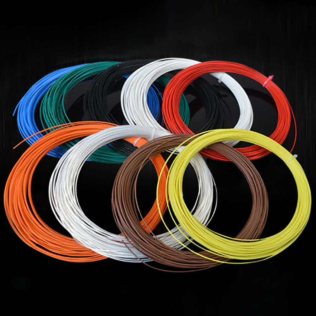 Red Flexible PTFE FEP Wire Silver Plated OFC Copper Cable HiFi Audio Speaker DIY