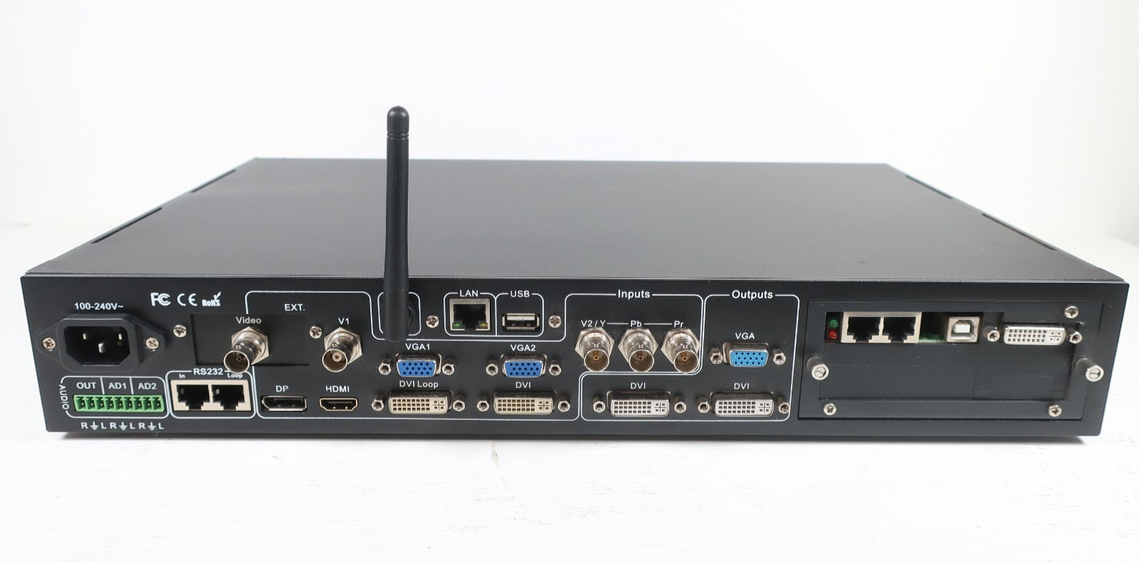 VDWALL LVP615 LED Video Processor Seamless Switcher w/ Power Cable & DVI Adapter