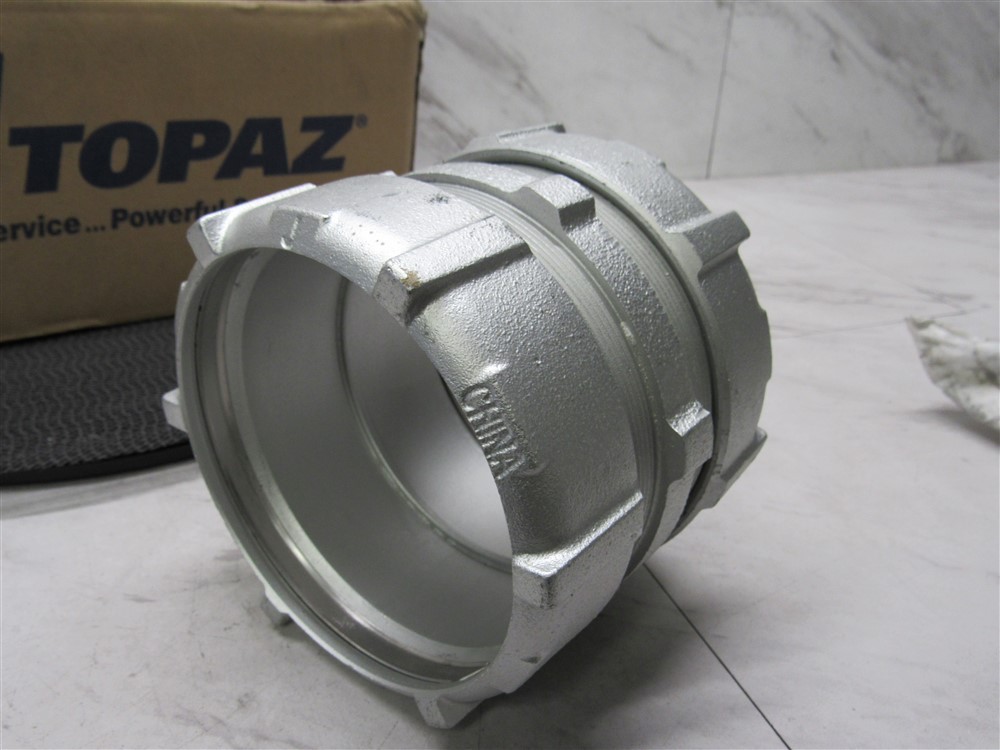 Lot of 2 NEW in box! #260 TOPAZ 4″ RIGID COMPRESSION TYPE COUPLING ConcreteTight