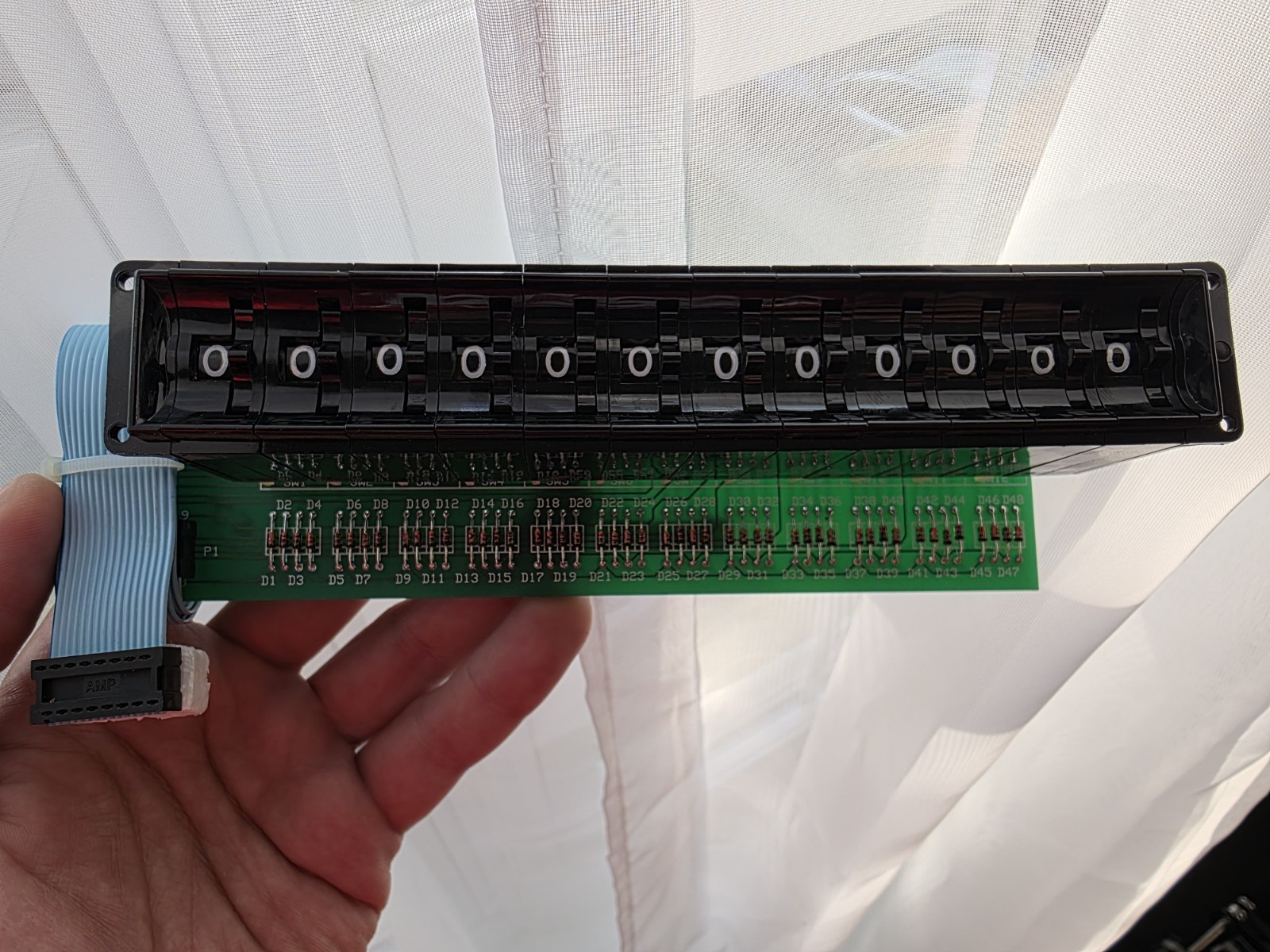 PCB 12 0-9 POSITION ROTARY SWITCHES – CHERRY SWITCH – 10 POSITION ROTARY SWITCH