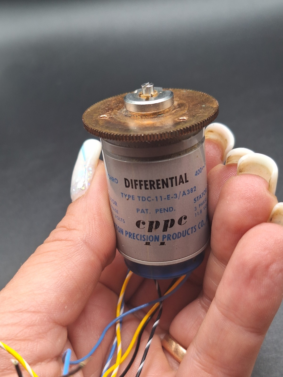 Clifton Synchro Differential Resolver Transmitter Motor Type TDC-11-E-3 /A382