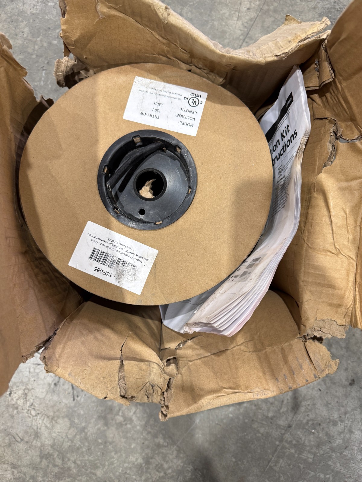 Electric Heating Cable, Model 5HTR1-CR, 250 ft. 120V, GRAINGER APPROVED 13R085