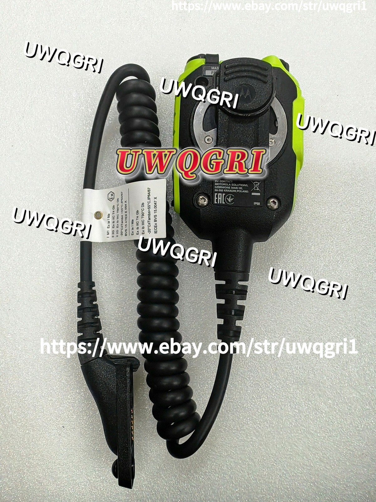 1pcs Motorola PMMN4093A Explosion proof Hand Mic
