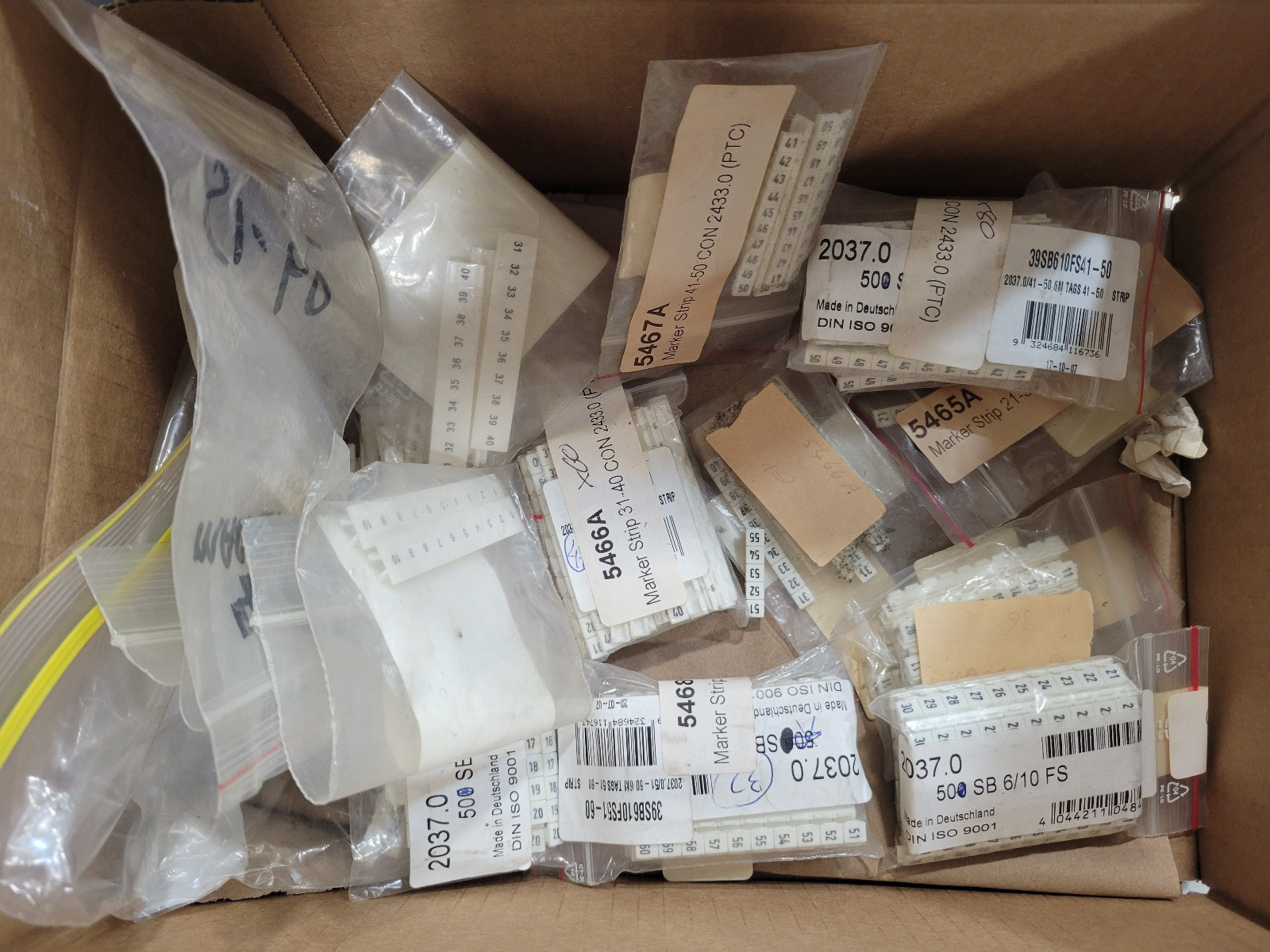 LOT of Phoenix Contact & ALTECH Corp Marker Strips NOS Vertical Horizontal NEW