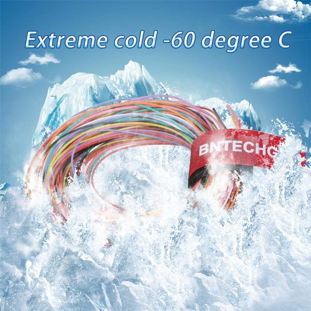 BNTECHGO 30 Gauge Silicone Wire Kit 10 Color Each 10 ft Flexible 30 AWG Stranded