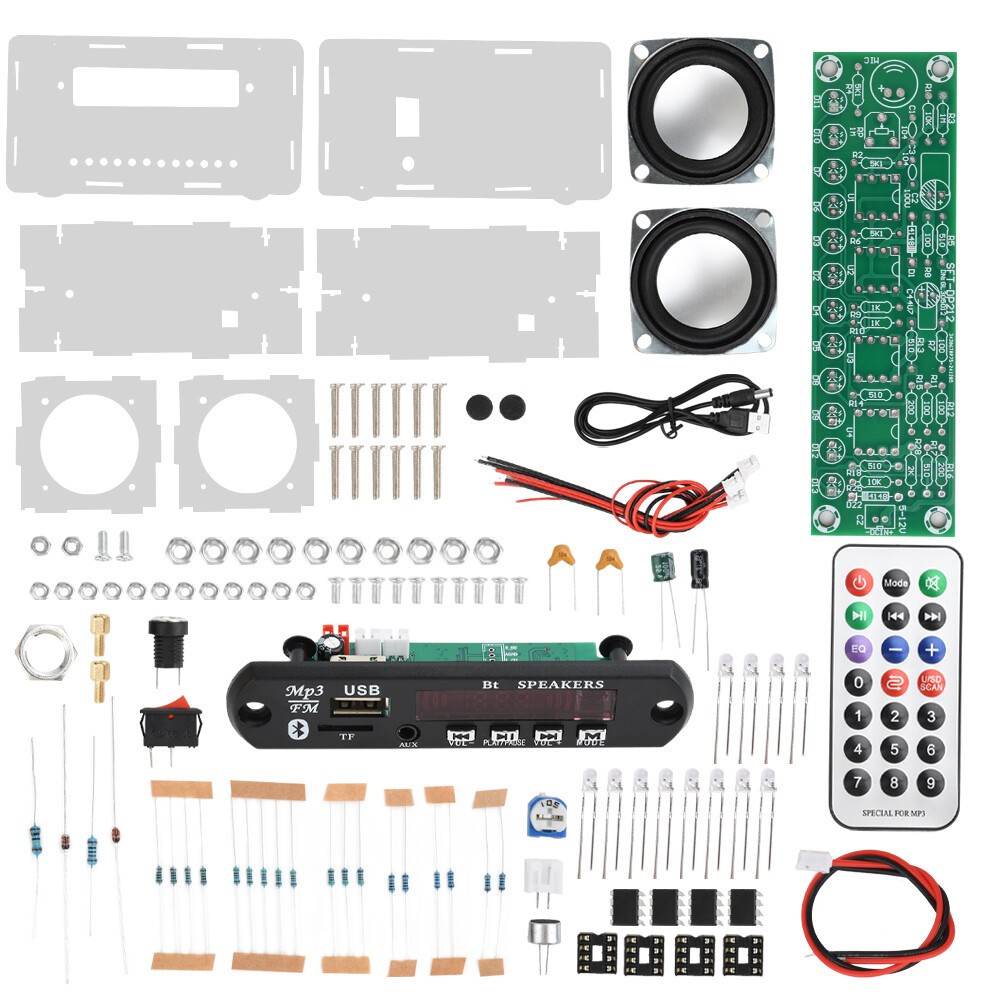 DIY Bluetooth Speaker Kit FM Radio Electronic Kit Soldering Practice Project US