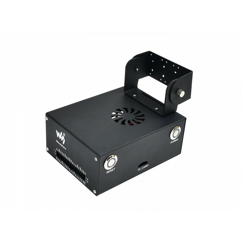 Jetson Nano Metal Case (C) Camera Holder Internal Fan Design for Jetson Nano