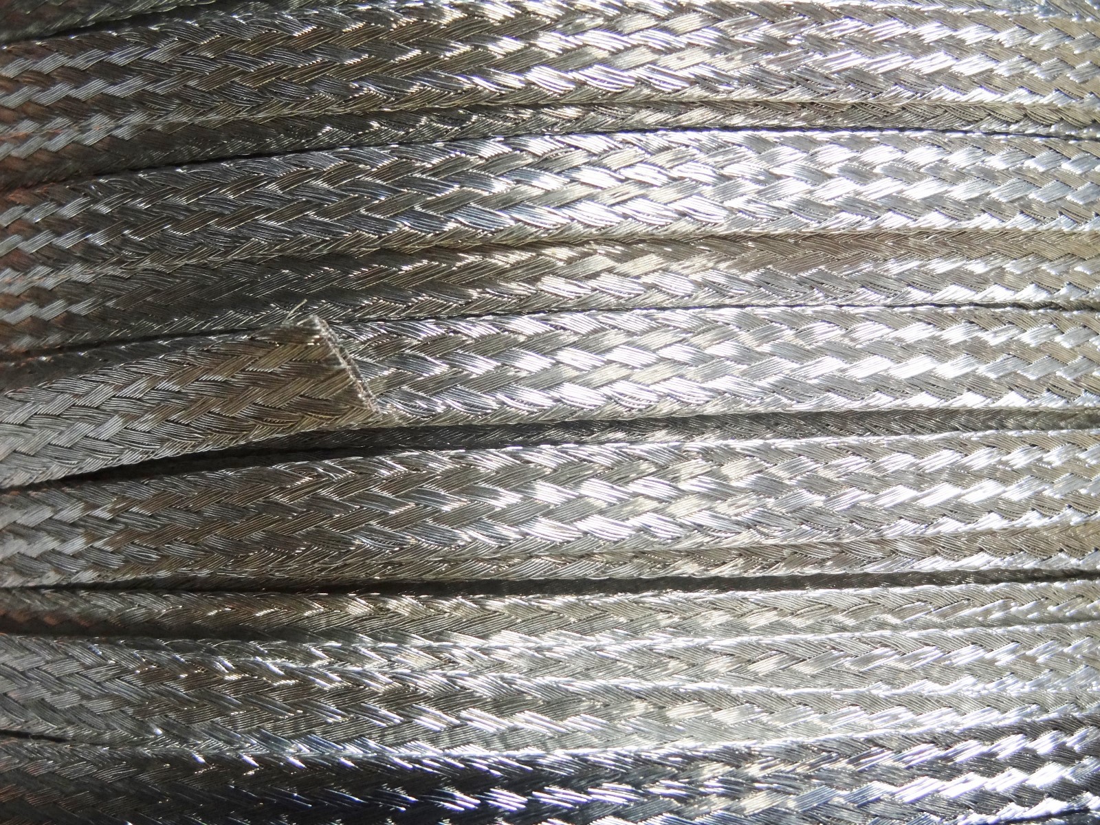 100 Ft’ Flat Braided Tinned Copper Wire 1/4″ Wide Ground Strap USA
