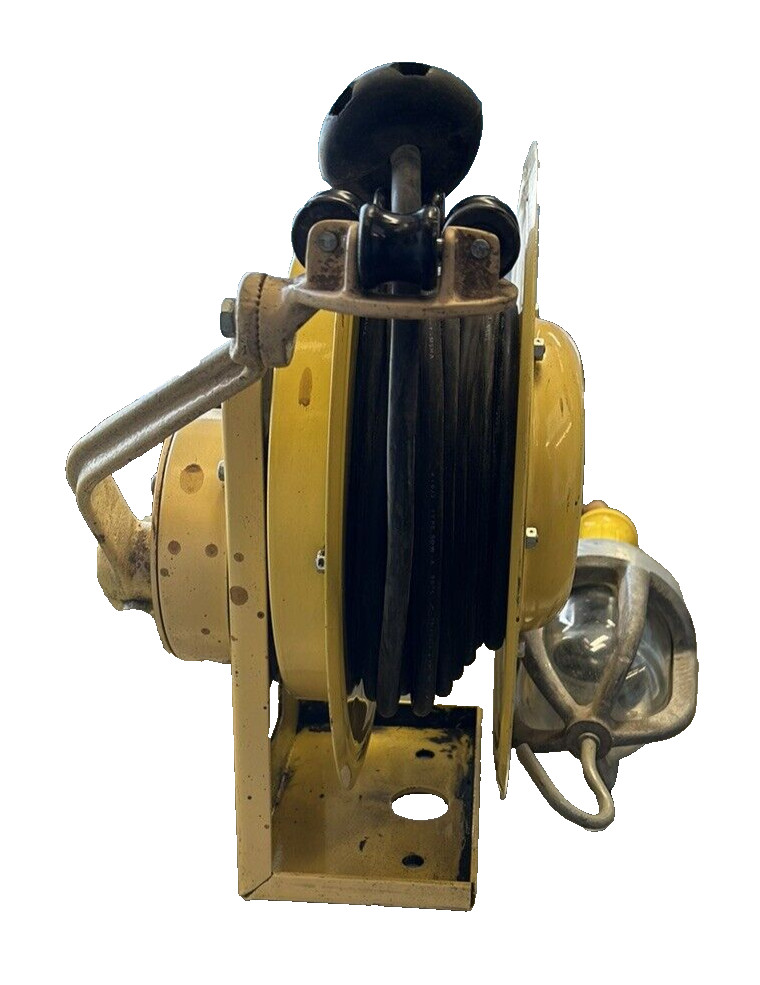 ⚡️WoodHead Molex Cord Reel 9228 & Lamp 3778 Industrial Duty Indoor Outdoor Set