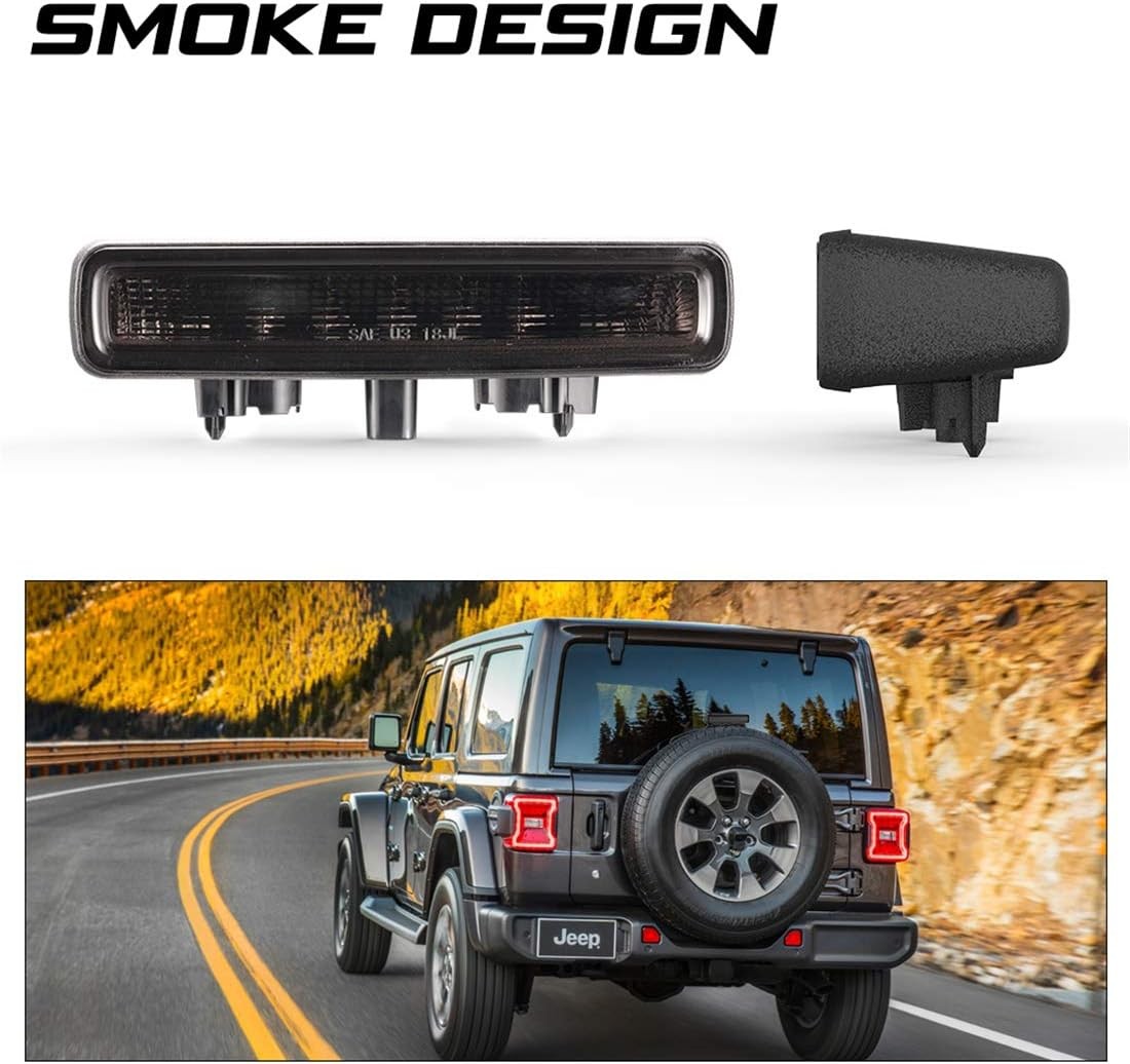 LED 3rd Brake Light for 2018-2025 Jeep Wrangler JL/ 4xe Accessories Third Br