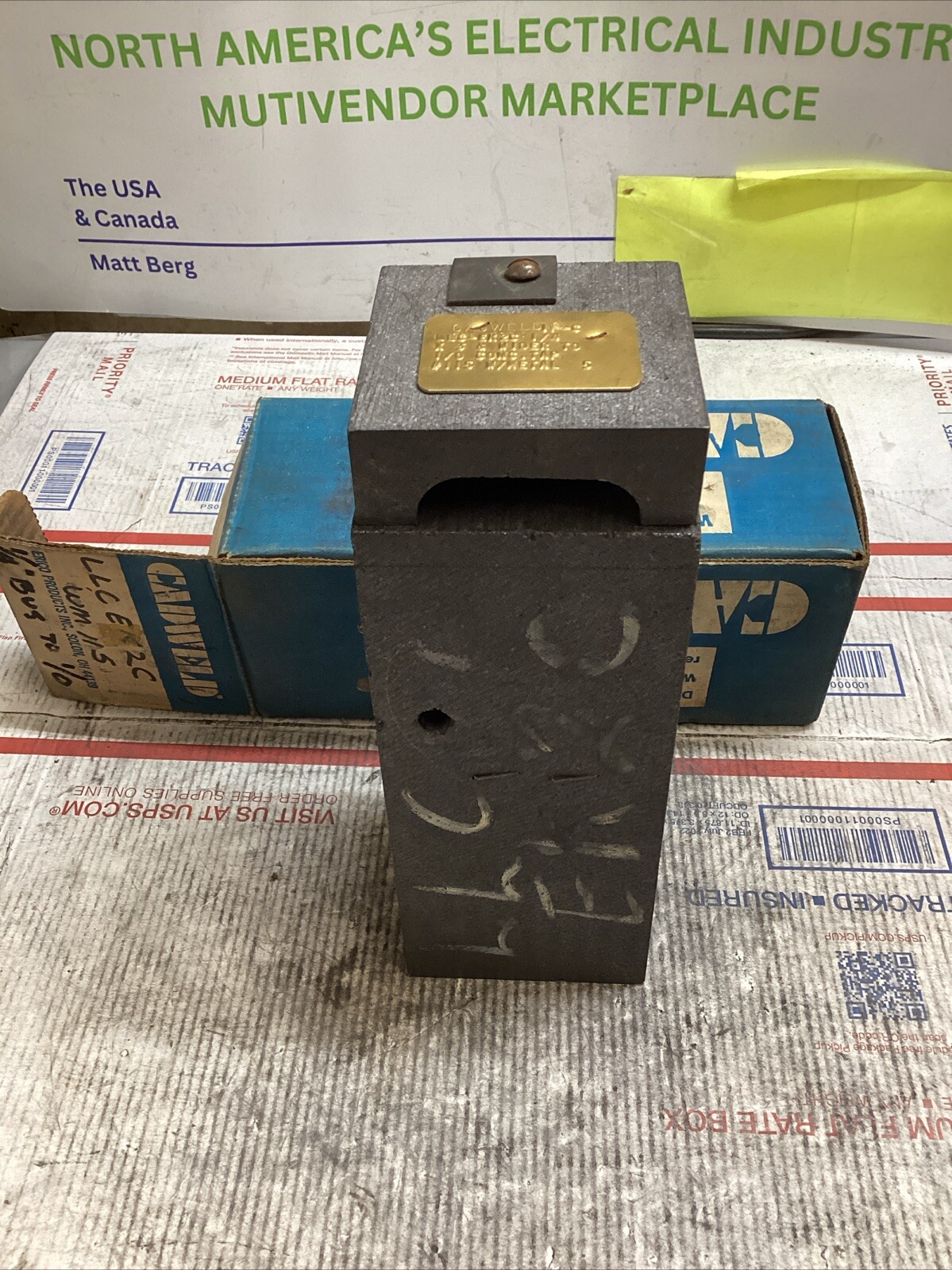 ERICO CADWELD IP-C LLC-EK2C MOLD 1/4 x 3 + CONC RUN & TAP #115 CART ED4U 3295