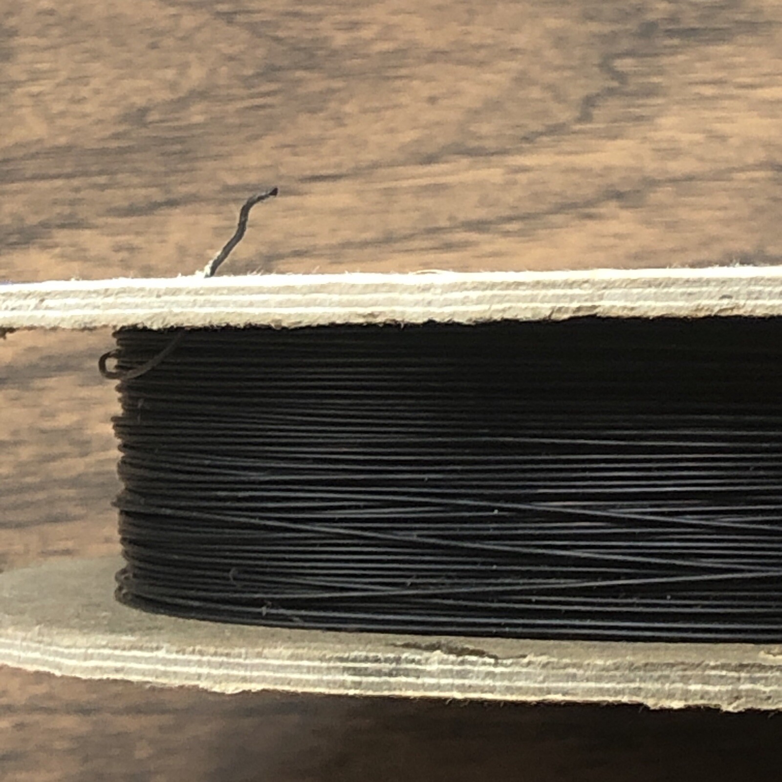 5953 ALPHA WIRE – 1000′ Black – 26awg Solid Silver Plated OFHC Kynar 5mil 1970s