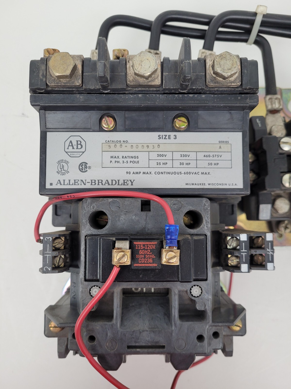 500-D0D93 Allen Bradley Starter + 592-DOV16 Overload *NEXT DAY OPTION*