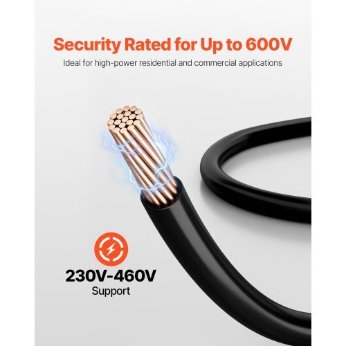 12 AWG THHN Wire, 19-Stranded, 100% OFC Copper Electrical Building Wire with Nyl