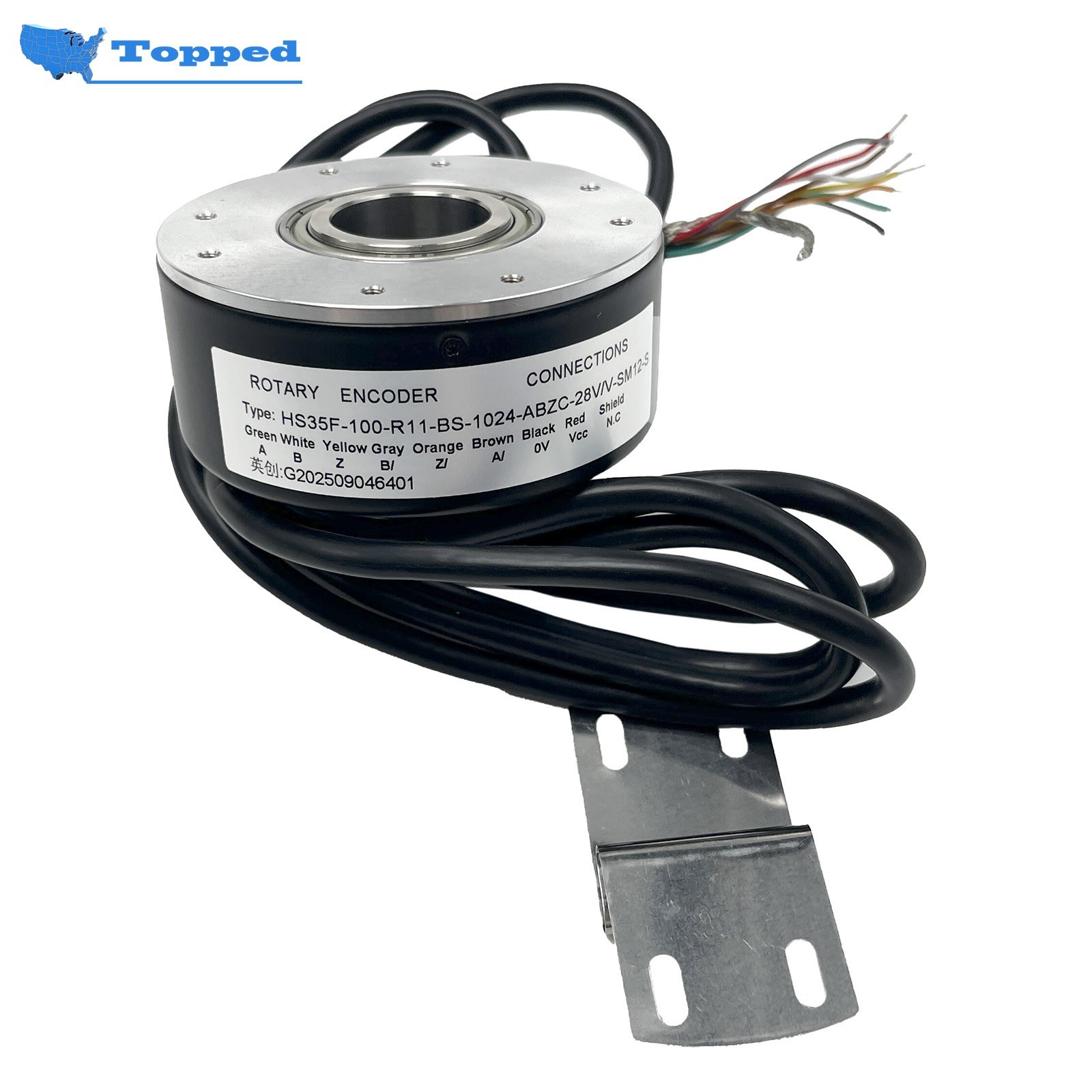 1pc New Encoder HS35F-100-R11-BS-1024-ABZC-28V/V-SM12-S