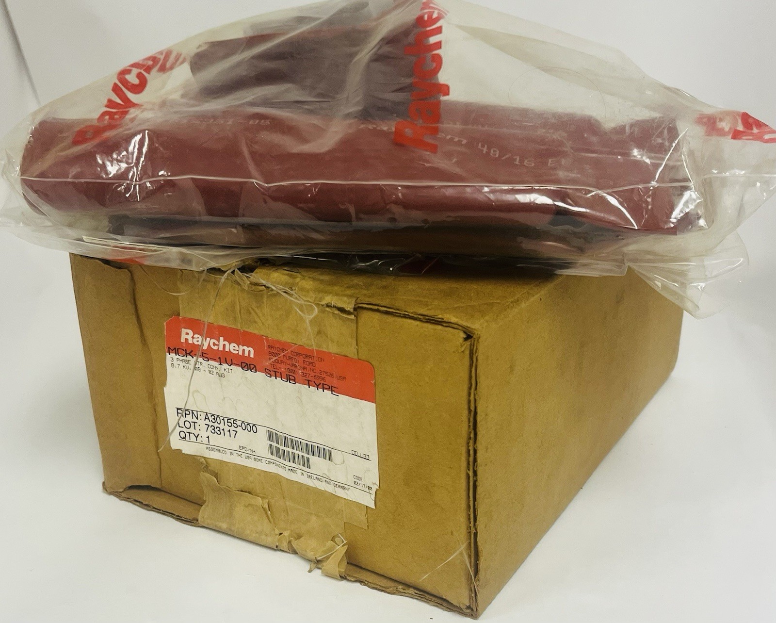 TE CONNECTIVITY RAYCHEM CONNECTIVITY CO. MCK-5-1V MOTOR CONNECTION KIT, ≤ 2 KV