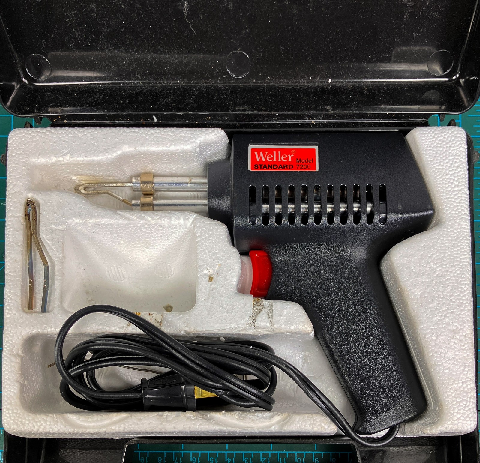 Weller Standard 7200 Soldering Gun Kit Corded Electric Carry Case TESTED WORKING