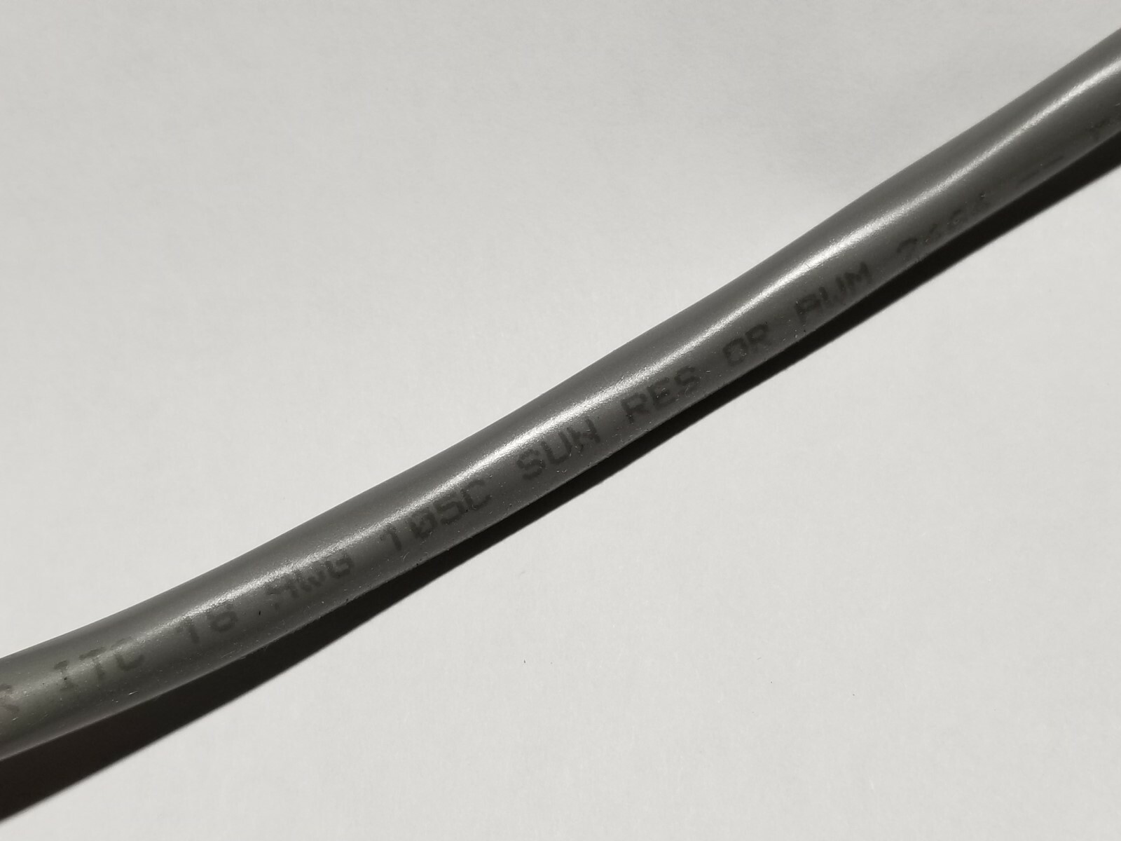 Quabbin 0200 18/3C PLTC/ITC UV Resistant Tray Cable = Belden 9493 Gray /50ft