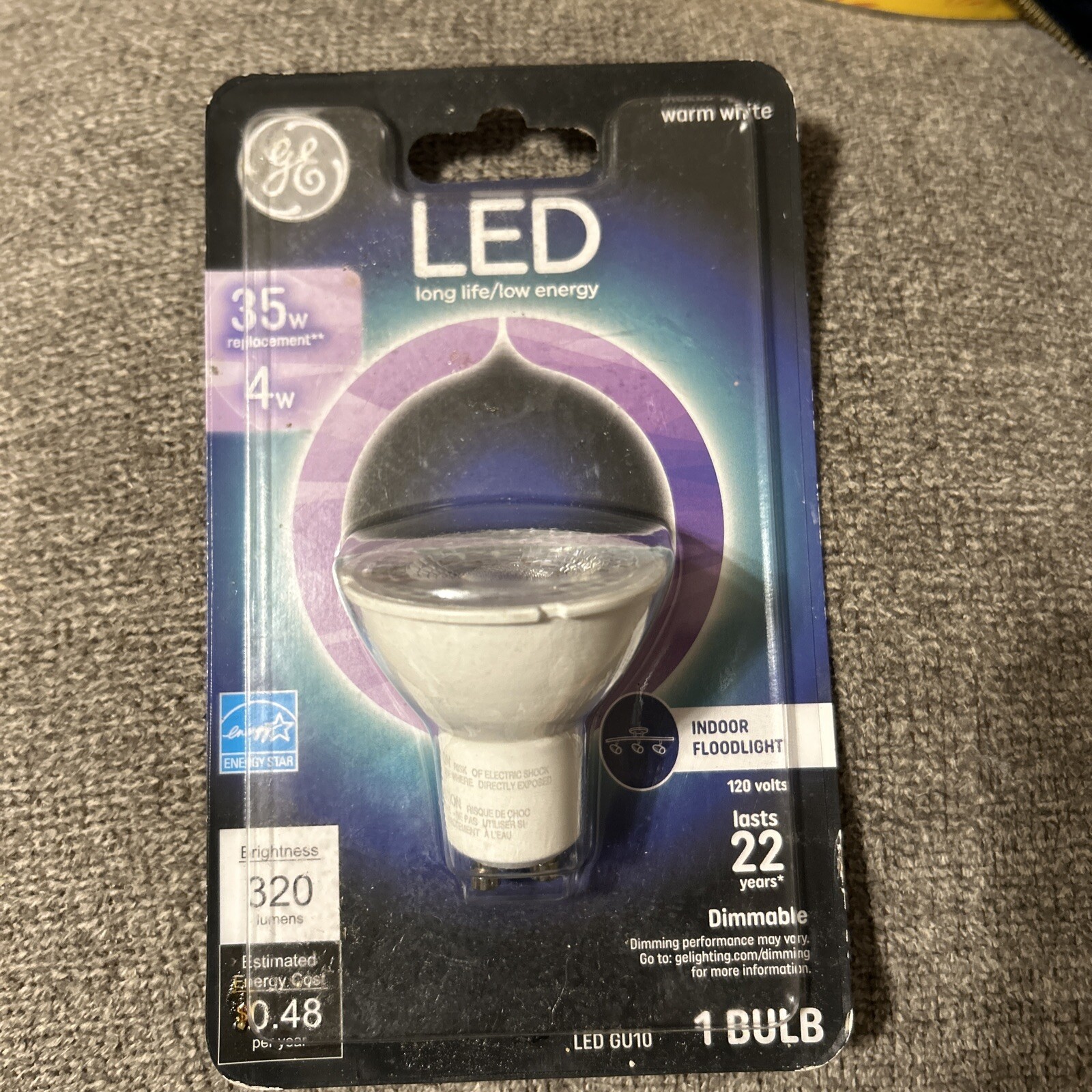 LED Flood Light Bulb, Indoor, 260 Lumens, 3.7-Watts -93120701