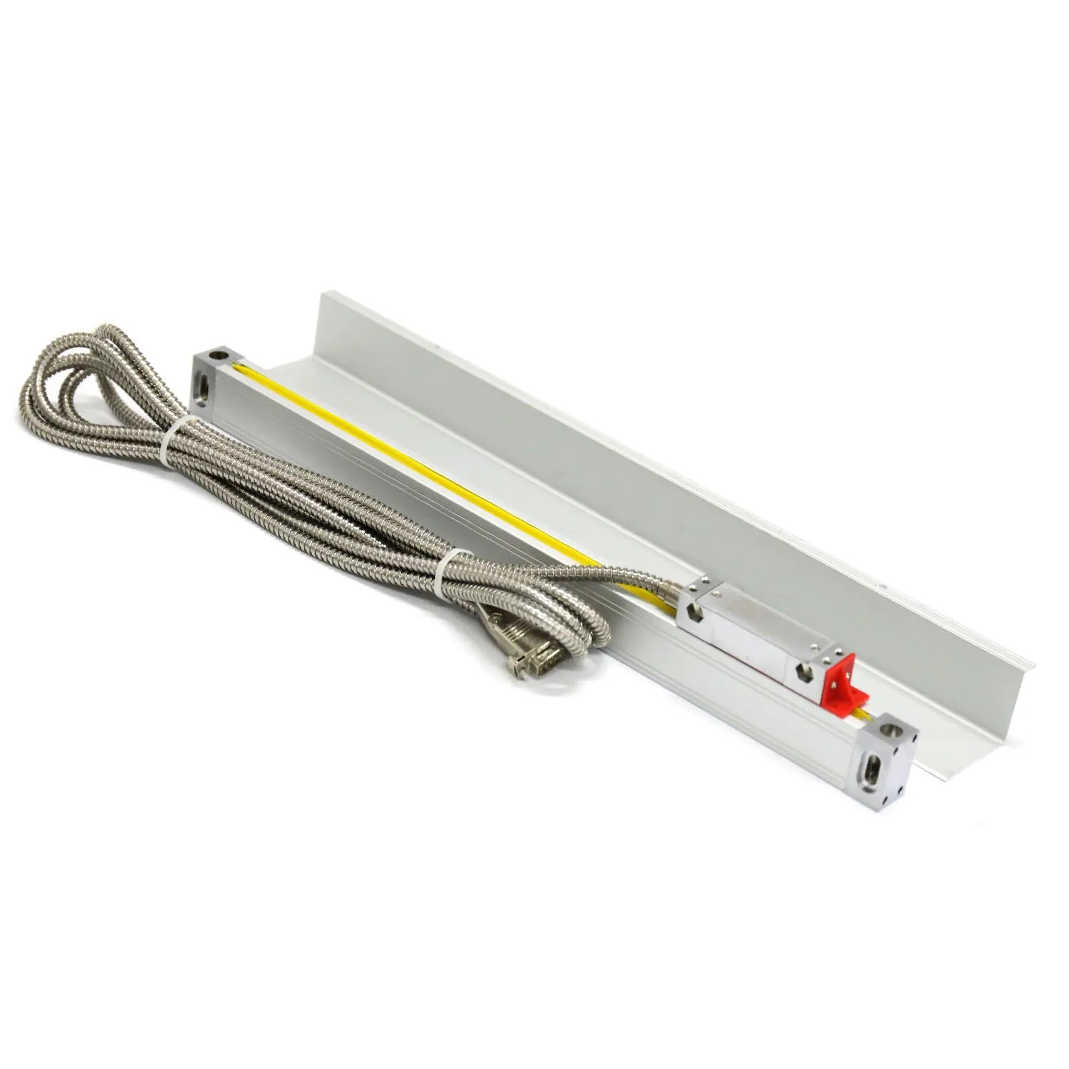 High Precision Linear Encoder Grating Ruler Sensor Tool 0.005mm TTL 50-350 400mm
