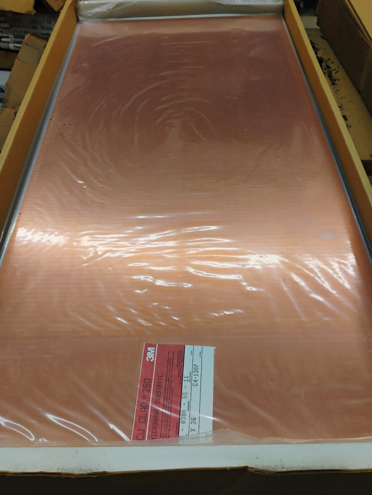 3M/Arlon Cuclad Microwave Copper Clad Laminate .030 1/1 18×36″