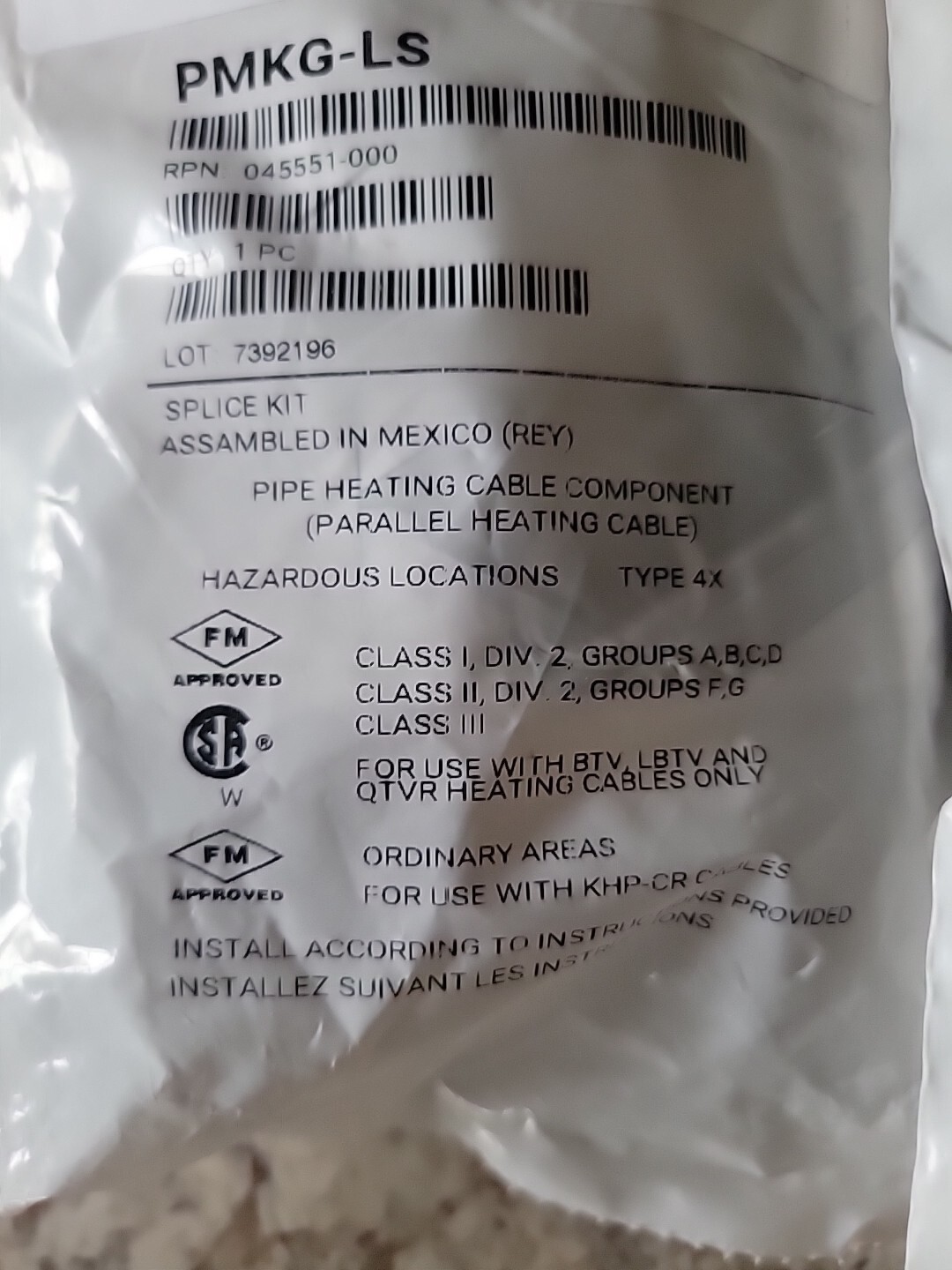 Raychem PMKG-LS Splice Connection Kit Unopened And New Illinois Stock
