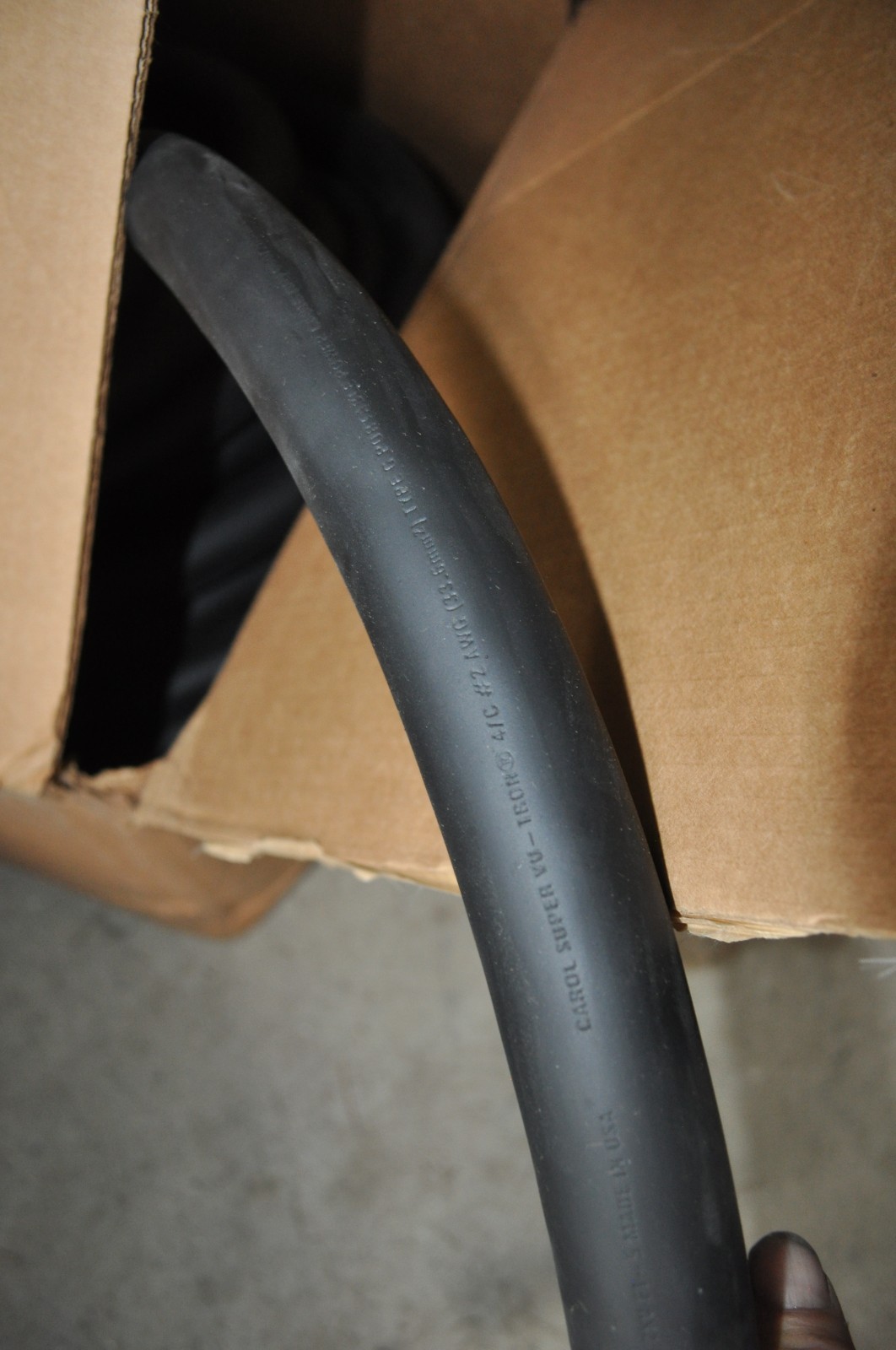 Military Generator Power Cable 50FT 100A Carol Super Vu-Tron 6150-01-220-5586