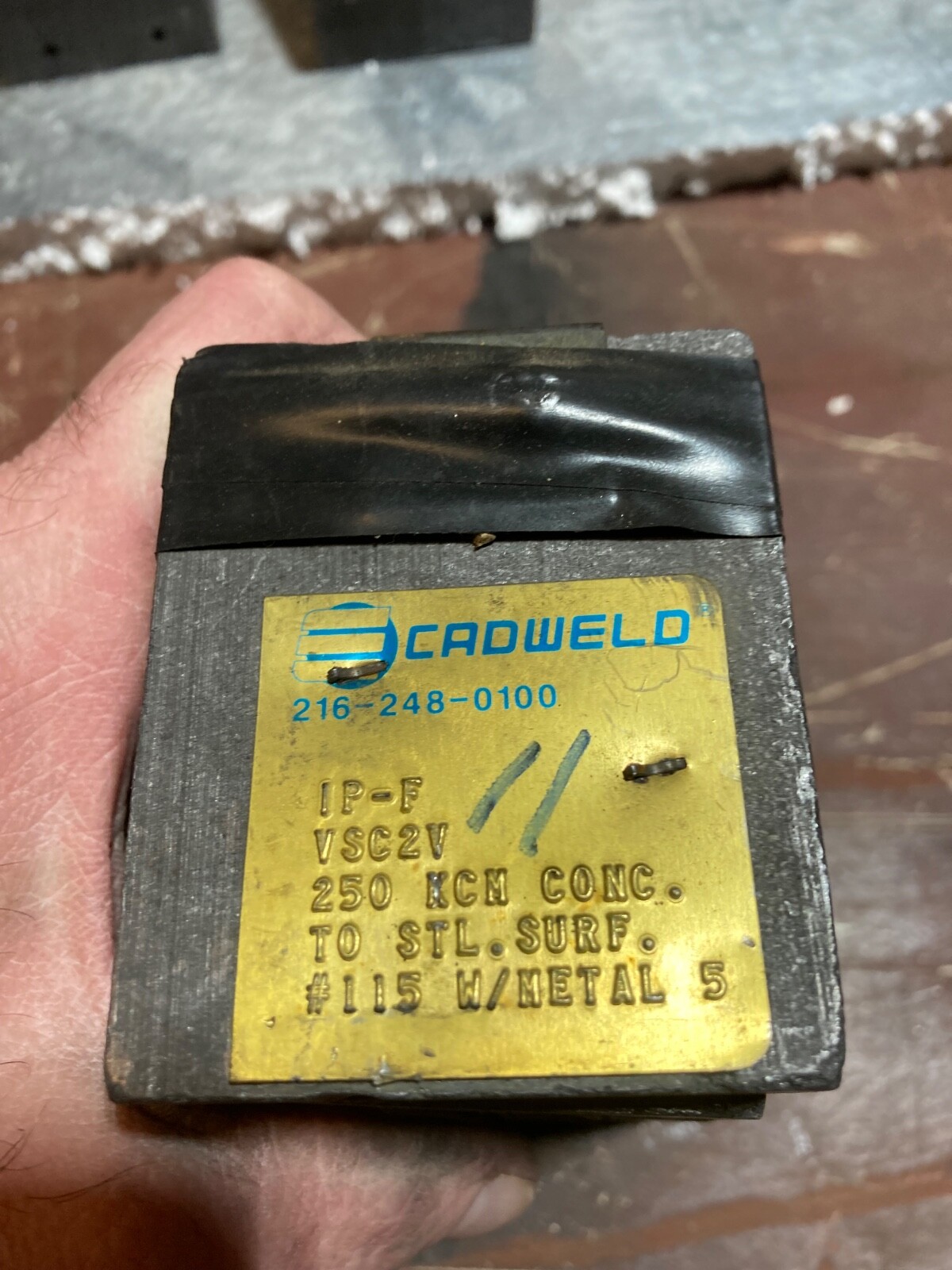 Cadweld Cad ERICO Weld Exothermic Welding Molds Lot of 40 Plus
