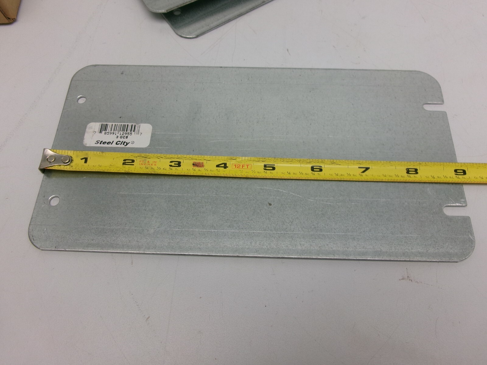 THOMAS & BETTS STEEL CITY 3GCB GALVANIZED STEEL COVER #135KZ