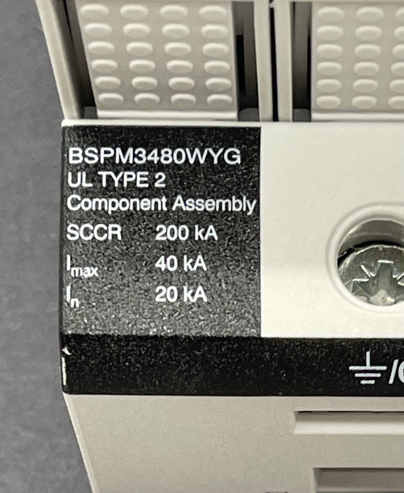 Cooper Bussmann BSPM3480WYG Surge Arrester w/ 3 BPM385UL modules, US Seller, NEW