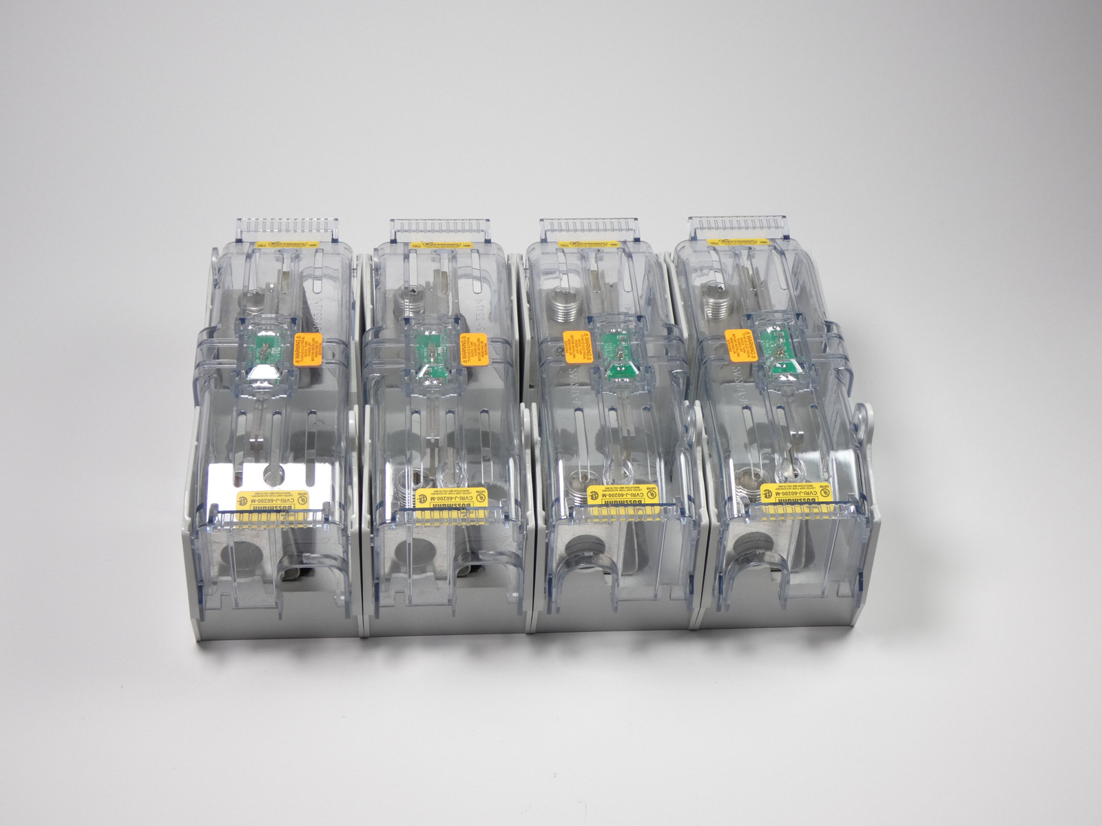 *Lot of 4* Cooper Bussmann JM60200-1CR Fuse Block Holder CVRI-J-60200-M Module
