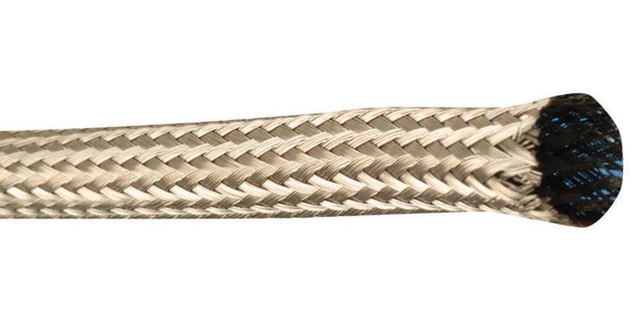 Alpha 2166 SV005 Tubular Ground Braid 0.125″ (3.18mm, 1/8″) 120×36, 15AWG, 100ft