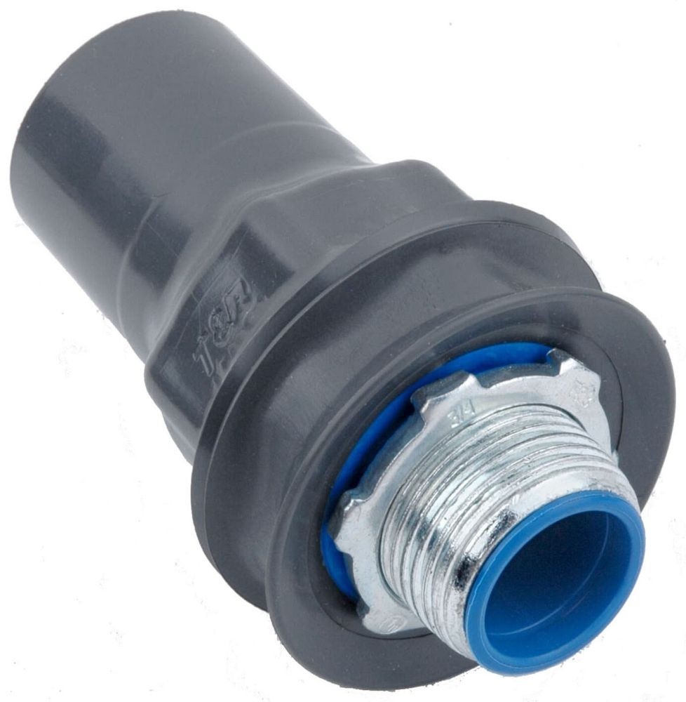 OCAL ST2-G, PVC Coated, Straight Liquidtight Connector, 2″, 1pc