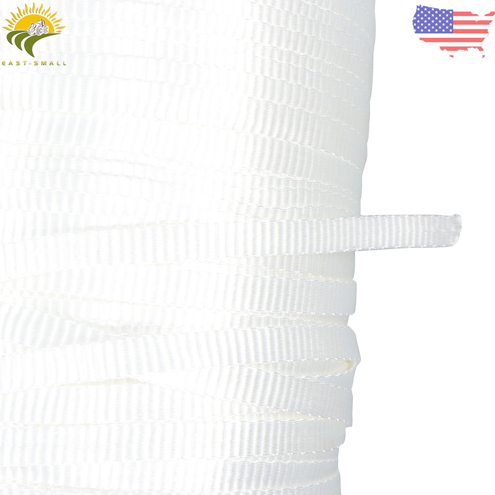 1/2″ x 1053′ 1250# Tensile Polyester Pull Tape, Mule Tape, Webbing for Packaging