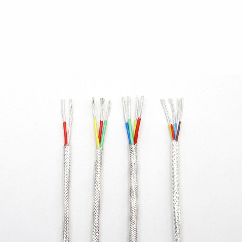 PTFE Cable Wire Electronic Wire 2/3/4/6 Core High Temp Copper Wire Silver Plated