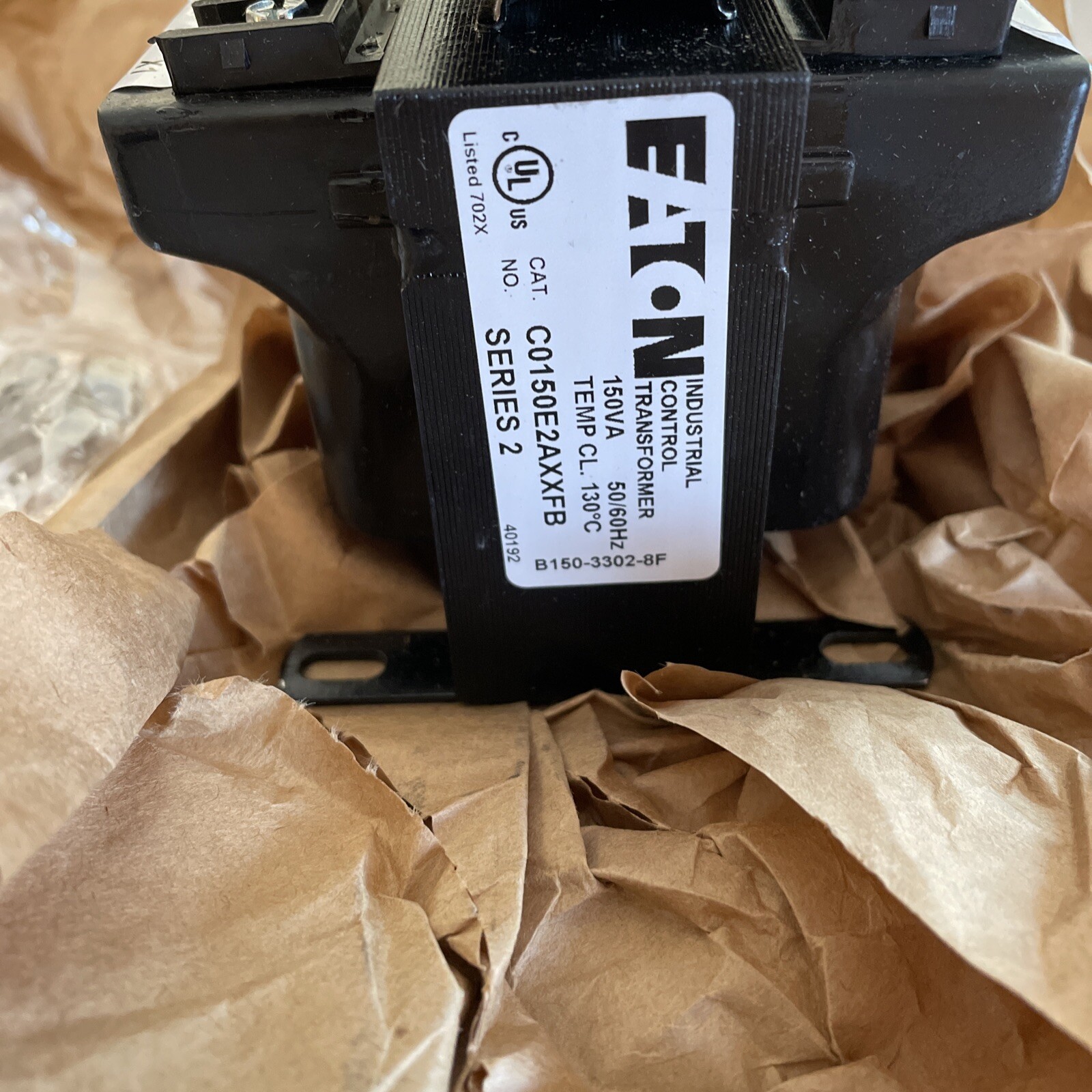 NEW EATON C0150E2AXXFB INDUSTRIAL CONTROL TRANSFORMER 150VA, 50/60Hz, 230 X 460V