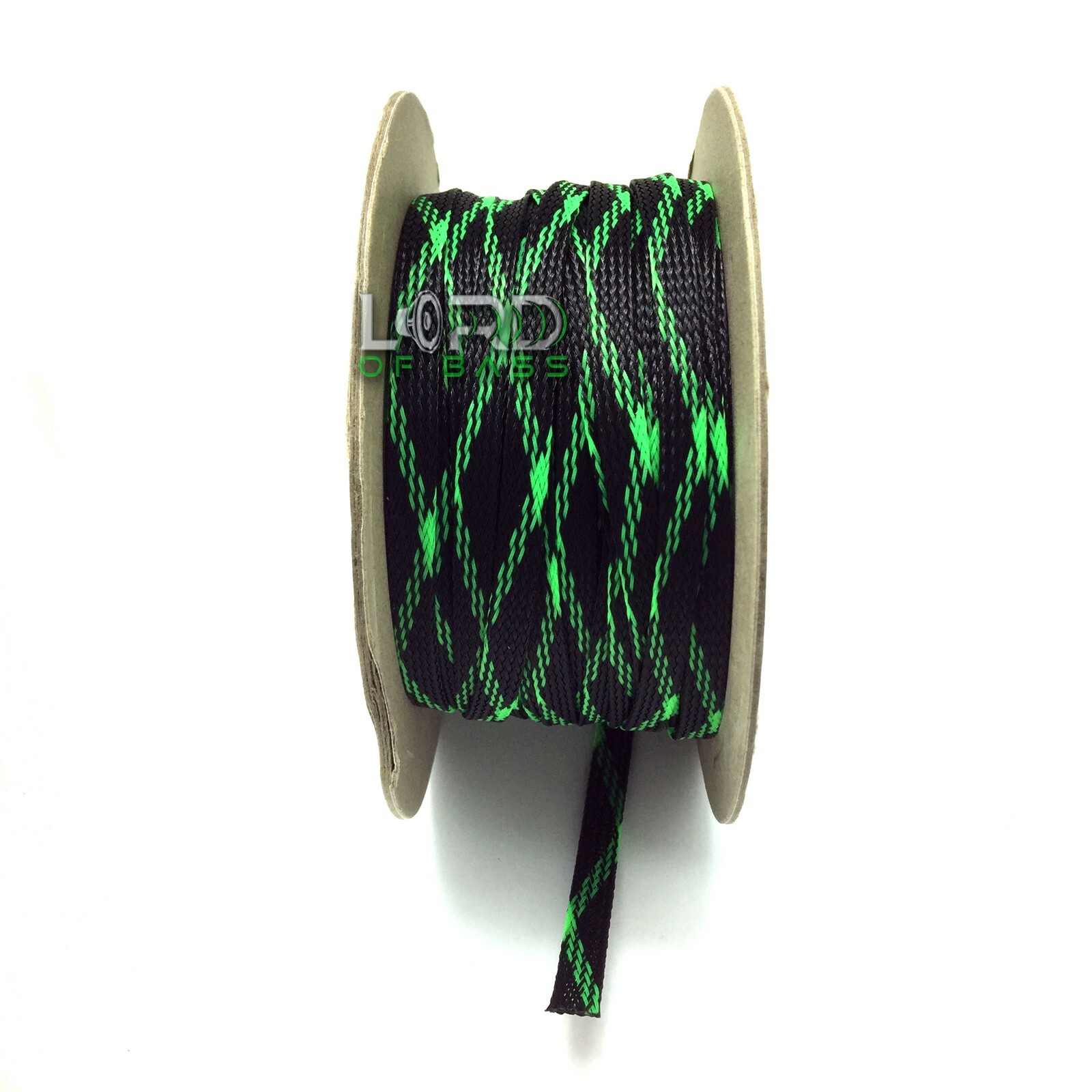 100 ft. 5/16″ Expandable Wire Cable Sleeving Braided Loom Tubing Black Green