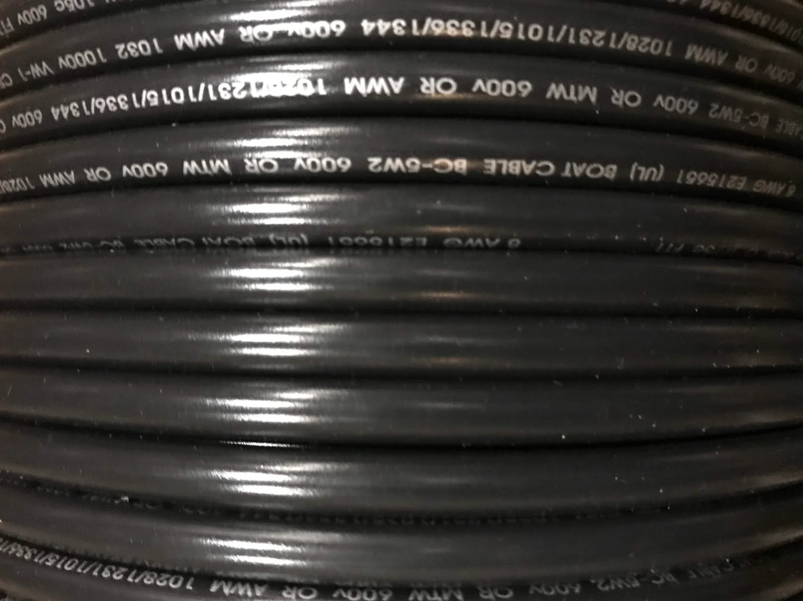 USC10368-0B – US CIRCUITS – 8 AWG 105c 600V – WIRE SOLD BY THE FOOT, NO RETURNS