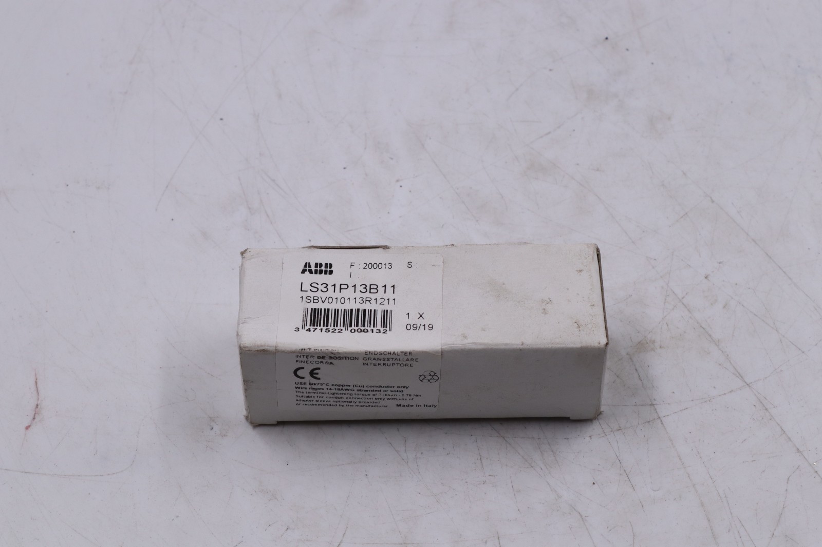 ABB LS31P13B11 Limit Switch MADE IN ITALY